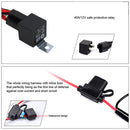 Motorcycle Fog Lights Wire Switch Harness Spotlights Wire Cable Kit (1.6M) Newly