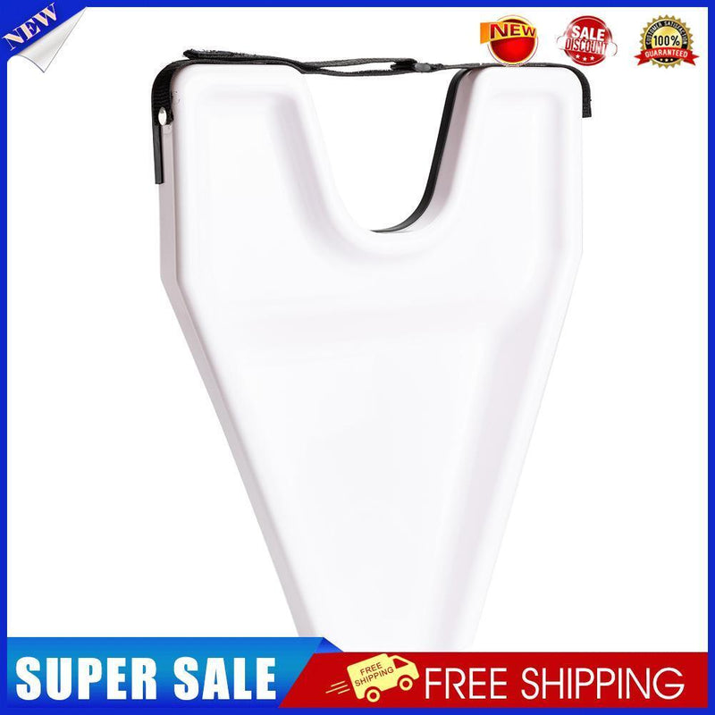 Portable Hair Washing Tray Patient Spa Neck Rest Professional Salon (White)
