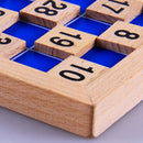 Montessori Counting Game 1-100 Consecutive Sorting Blocks Wooden Numbers Board