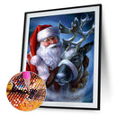 5D DIY Diamond Painting Kits Full Round Drill Santa And Elk Wall Decor (A5674)
