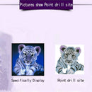 Tiger Part  Drill 5D Diamond Painting Cross Stitch Crystal Rhinestone