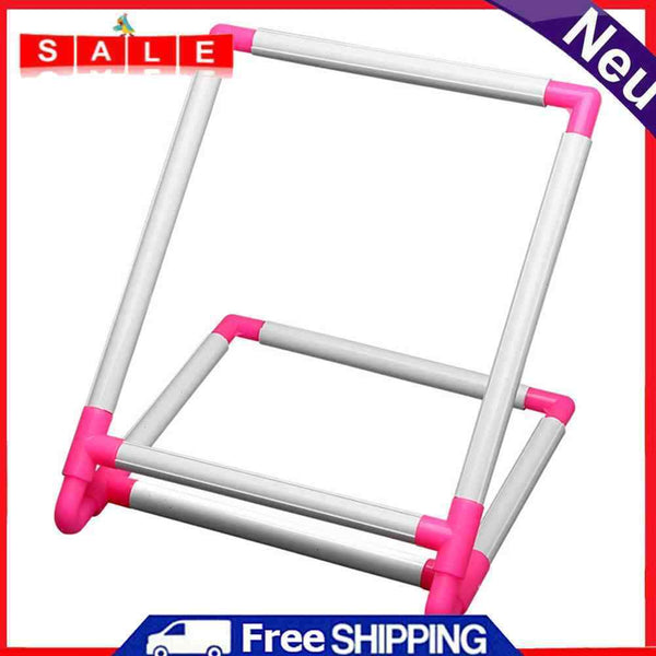Desktop Stand Rack Hoop Embroidery Frame Cross Stitch Stand Clip Sewing Tool