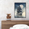 Oil Paint By Numbers Boat Frameless Picture Craft Kit for Home Living Room