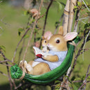 Ornament Garden Decoration Household Ornament Rabbit Statue Swing Rabbit