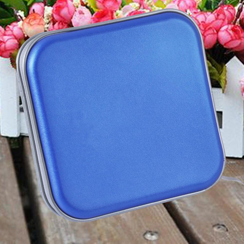 40pcs Capacity Disc CD DVD Wallet Storage Organizer Case Holder(Blue)