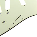 3Ply SSS 11 Holes Strat Electric Guitar Pickguard for FD (Dark Green) Newly