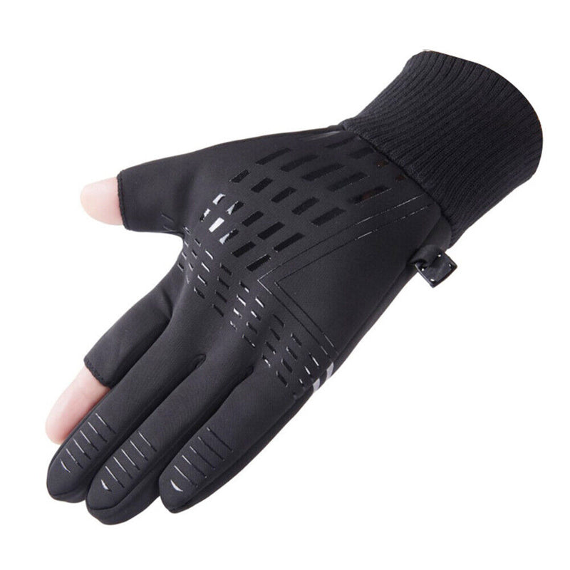 #A Cycling Gloves Warm Full Finger Gloves for Skiing Fishing Cycling Mountaineer