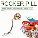 Fishing Reel Part Folding Rocker Grip Pill Spinning Wheel Long Cast Wheel Handle