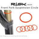 RISK 5x Bicycle Front Fork Ring Oil Absorb Dust Oil Seal Rings for Mountain Bike