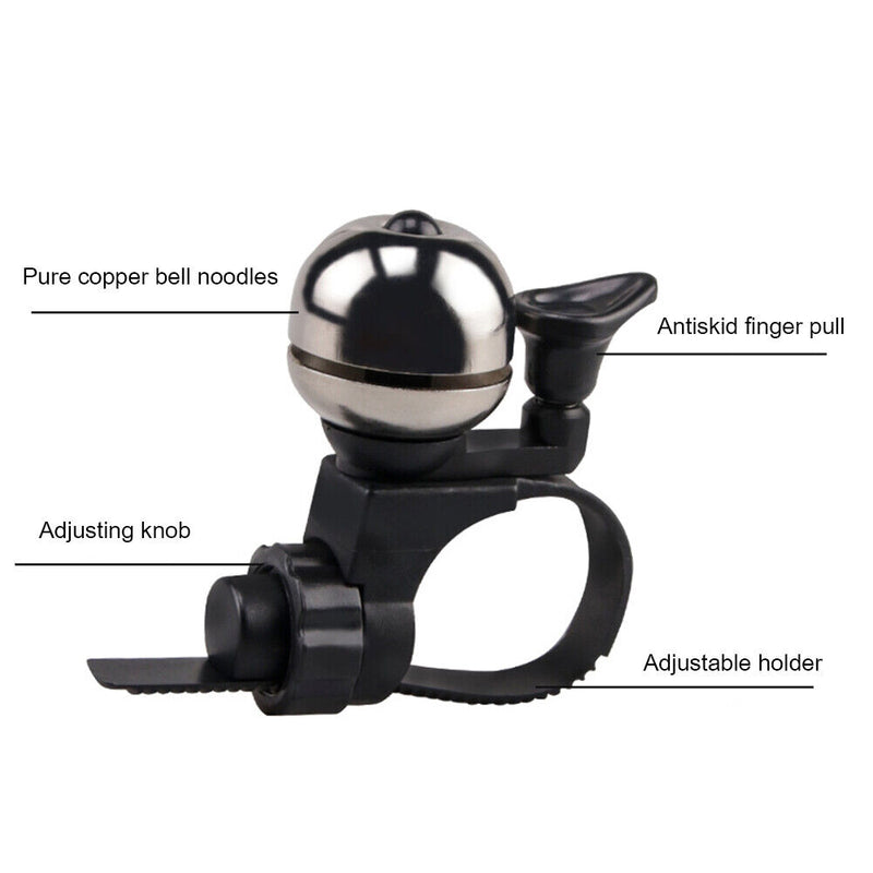 Bicycle Bell MTB Bike Horn Sound Alarm Handlebar Ring for Cycling Safety Ri