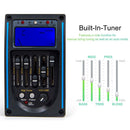 5 Band Acoustic Guitar EQ Preamp Set Tuner Piezo Pickup Equalizer System Newly