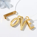 Jewelry Making Letter A-Z Charms Necklace Pendant Bracelet Beads Small Charm