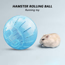 Plastic Mini Jogging Ball Pet Hamster Gerbil Running Ball Play Toys (Blue) Newly