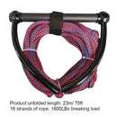 Water Ski Rope for Wakeboard Kneeboard Boating 4-Section Watersports Safe Leash