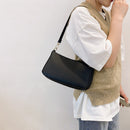 Fashion Women PU Shoulder Underarm Bag Casual Solid Color Small Purse Handbags