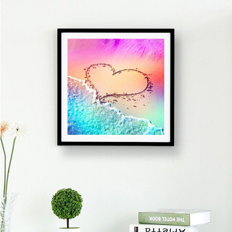 5D Full Drill Diamond Paintings DIY Beach Mosaic Embroidery Cross Stitch Newly
