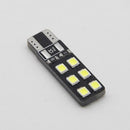 12SMD Light Bulbs License Plate Light Car LED Reading Bulbs T10 W5W Dome Map