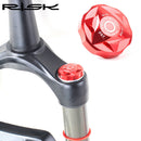RISK Fork Shoulder Air Nozzle Cap MTB Shockproof Front Fork Cover (Red) Newly