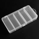 Multifunctional High Strength 5 Compartment Storage Case Box Transparent Visible PVC A