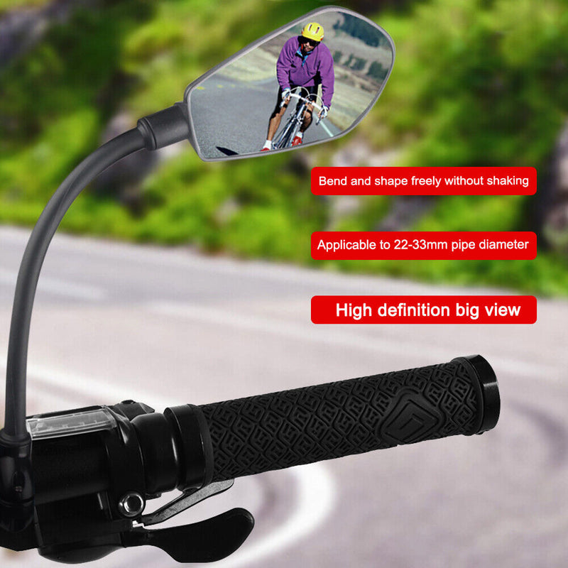 MTB Bicycle Rearview Mirror Adjustable Motorcycle Handlebar Rear View Reflector