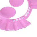 Adjustable Baby Child Shampoo Cap Bath Shower Cap Laundry Hair Sign Pink