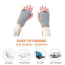 #A USB Electric Gloves Constant Temperature Heated Mittens for Skiing Riding Hik