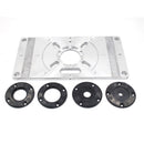 Router Table Insert Plate Woodworking Bench Trimming Machine Board (Black) Newly