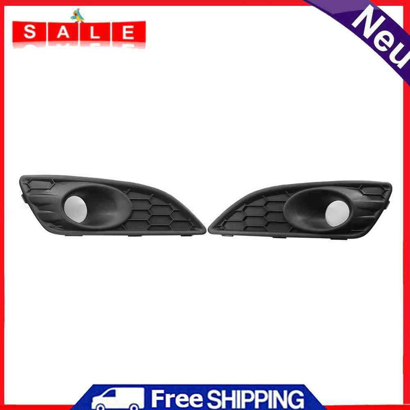 1 Pair Front Bumper Light Grill Fog Lamp Lower Grill for Ford Fiesta JA8 13-17