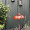 Bird Feeder Container Flower Sensation Orange Coneflower Metal Bird Feeder
