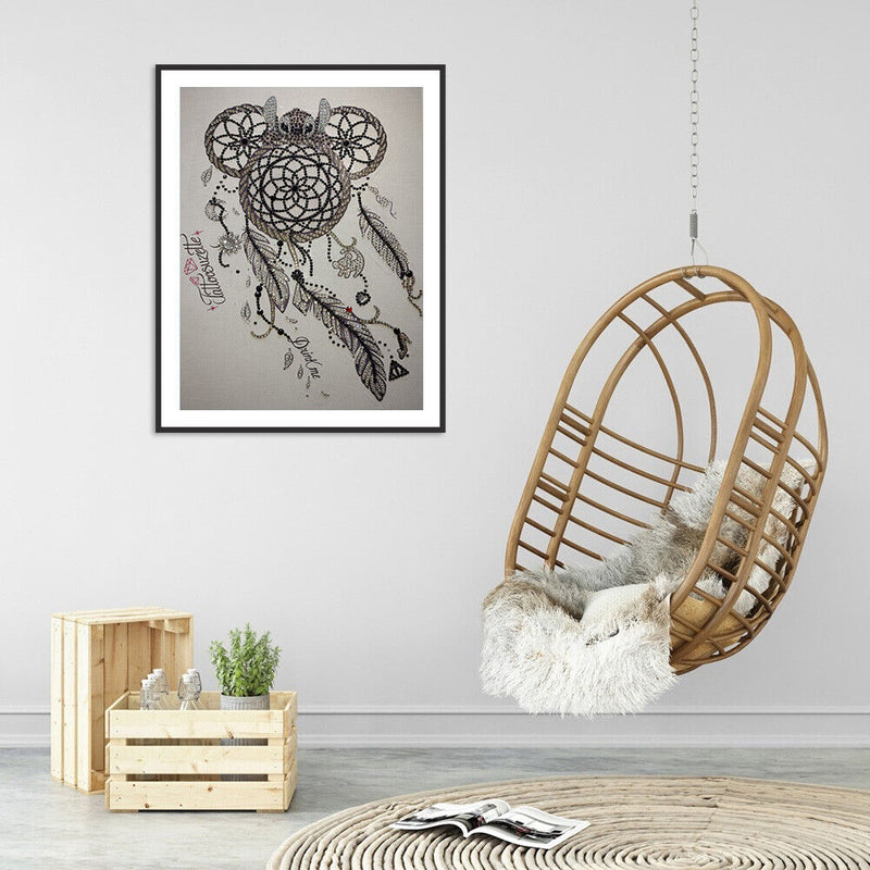 Dreamcatcher Partial Special Shape 5D DIY Diamond Painting Wall Art (PH112)