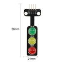 Broadroot 5V Mini Traffic Light Red Yellow Green 5mm LED Display Module for Arduino DIY Amp