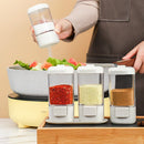 Salt Control Bottle Press Quantitative Seasoning Jar BBQ Limit Salt Shaker Newly