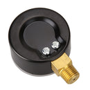 0/15 PSI 0/1 Bar Pressure Gauge Fuel Air Compressor Meter Hydraulic Pressure Test