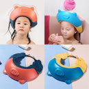 Adjustable Baby Shower Shampoo Cap Shower Head Cover Shield Hat Ear Protection