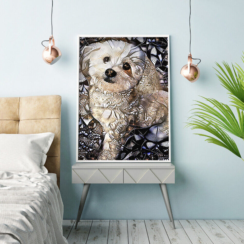 #A 5D Diamond Painting Dog Square Diamonds DIY Animal Crafts