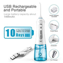 Rechargeable Oral Irrigator Dental Water Flosser Waterproof Teeth Cleaner