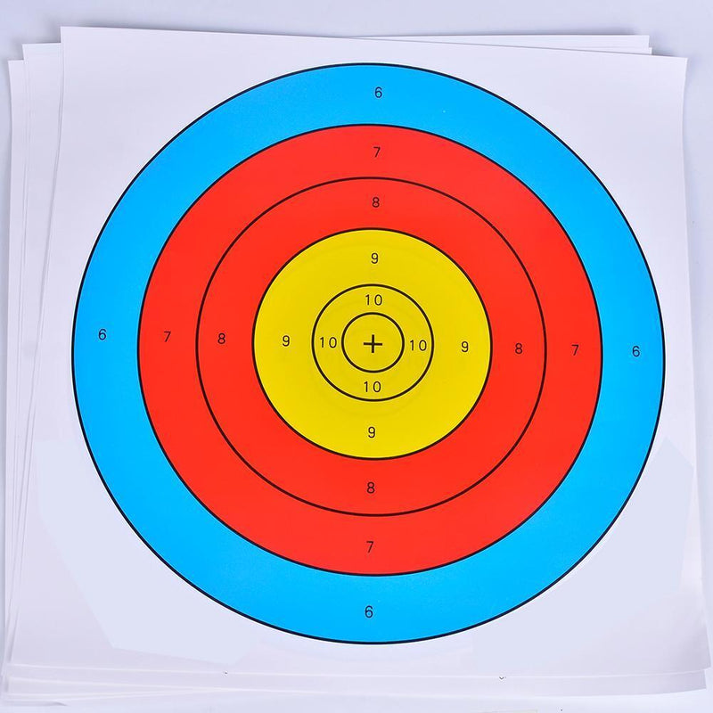 10pcs Archery Target Paper 400x400mm Equipment Darts Target Training Paper