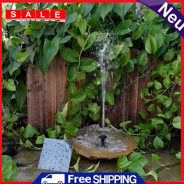 1.2W 7V Solar Panel Powered Water Well Brushless Pool Pond Water Pump Ki