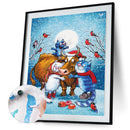 Oil Paint By Numbers Blue Cat Coloring Picture Drawing