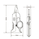 Pet Nail Clippers Stainless Steel UV LED Light Cutter Trimmer Tool (Green) Newly