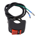 7/8in Motorcycle Handlebar ON/OFF Button Accident Hazard Light Switch Relay