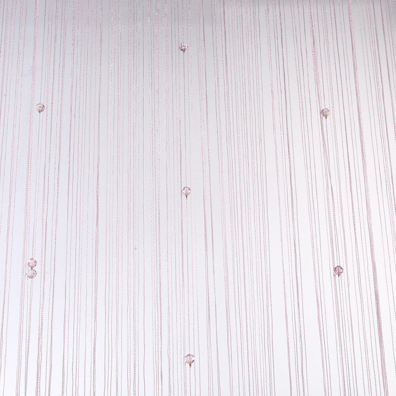 Decorative String Curtain Beads Wall Panel Fringe Room Door Window Pink Newly
