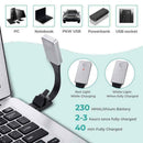 USB Rechargeable LED Book Light Flexible Clip-type Night NICE For Reading Y9Q0