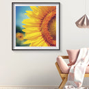 5D Diamond Painting Half Sunflower Full Round Drill DIY Picture Home Decorations