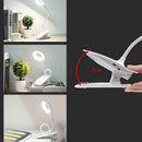 1pcs LED USB Clip On Desk Lamp Dimmable Bed Read Table Study E8LCS Light T8X4
