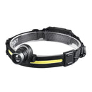 Rechargeable Super Bright LED Headlamp COB Headlight Head Torch Fishing Light