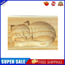 Wooden Cookie Mold Gingerbread Biscuit Cake Embossing Baking Tool (A Cat)