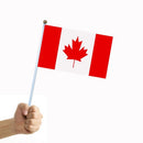 Stitched Single-sided Printing Maple Leaf Canada Flag Canadian National Banner