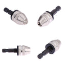 For 1/4" Keyless Drill Bit Chuck Hex Shank Adapter Converter 0.3mm-3mm Newly