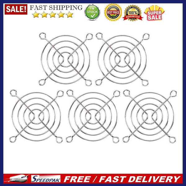 5pcs Computer Case Fan Grills Finger Guard 40mm 50mm 60mm 70mm 80mm 90mm 110mm